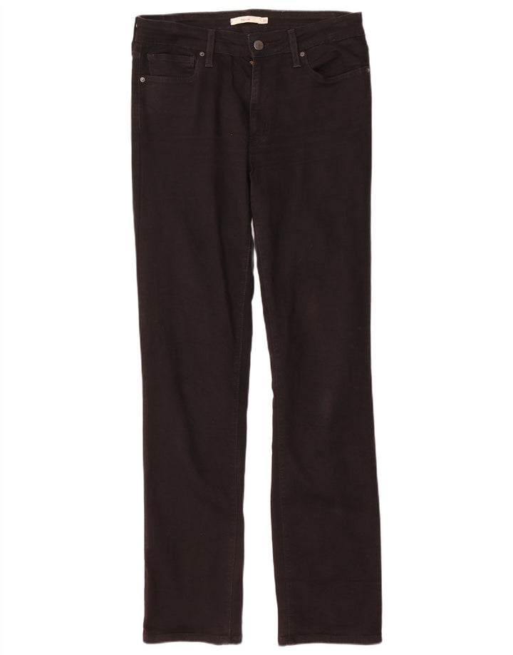 Blugi Levi's 712 Slim pentru femei W30 L32 bumbac negru