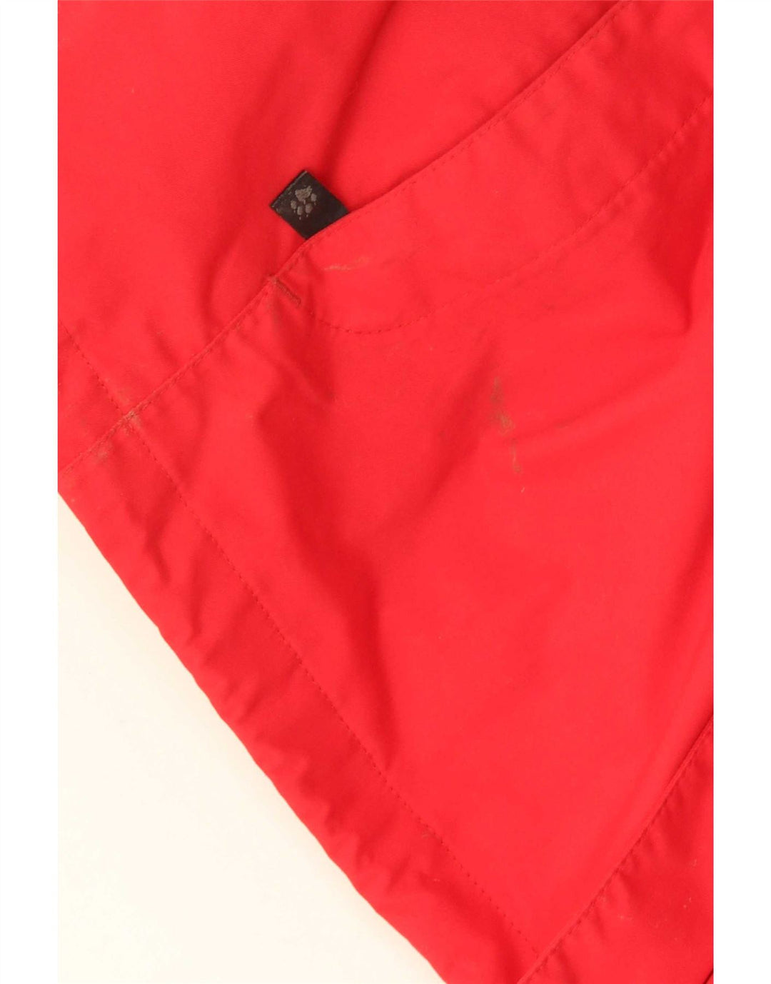 Jack Wolfskin Jachetă de ploaie cu glugă pentru femei UK 18/20 XL Poliamidă roșie