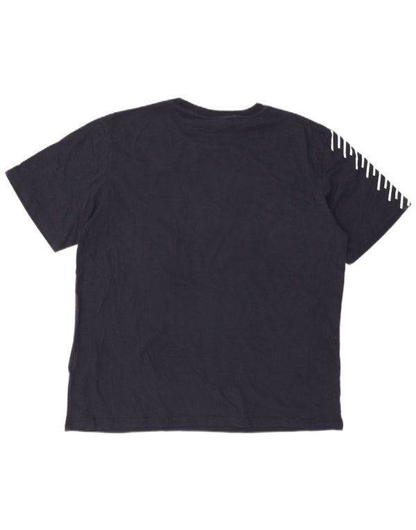 Tricou grafic pentru bărbați SUPERDRY Top XL Bumbac bleumarin