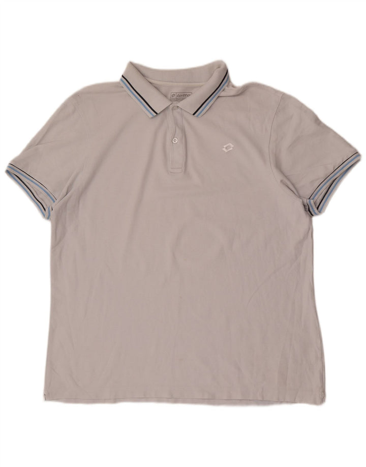 Tricou polo pentru bărbați Lotto 2XL gri