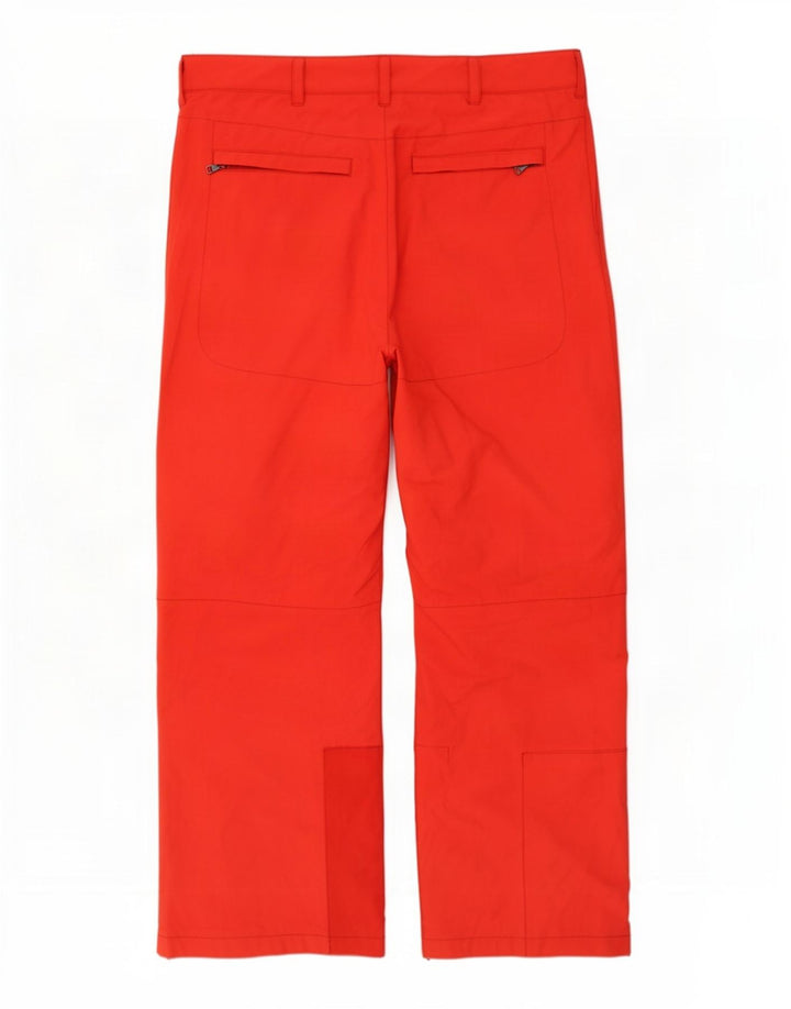 Pantaloni de schi Prada pentru bărbați IT 52 XL Poliester roșu