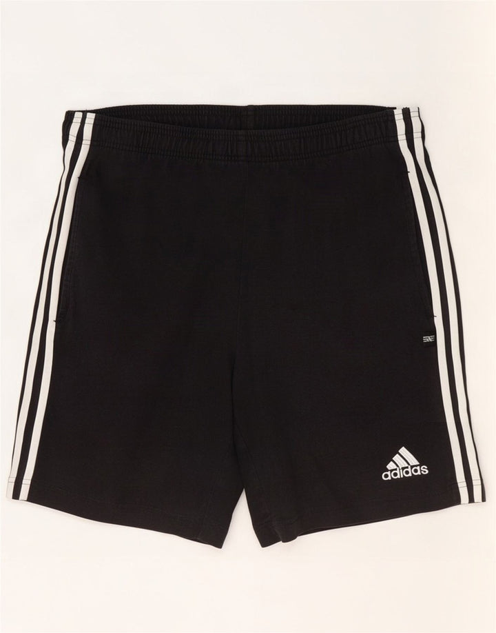 Pantaloni scurți sport pentru bărbați Adidas, bumbac mediu negru