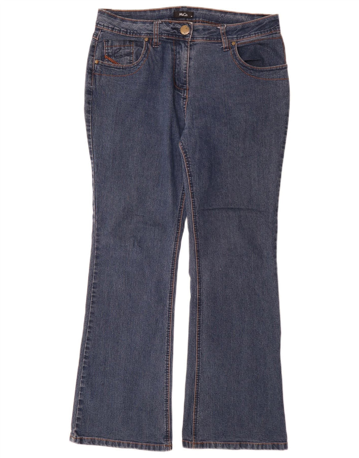 Blugi bootcut pentru femei M&Co UK 14 Large W32 L30 Blue Bumbac
