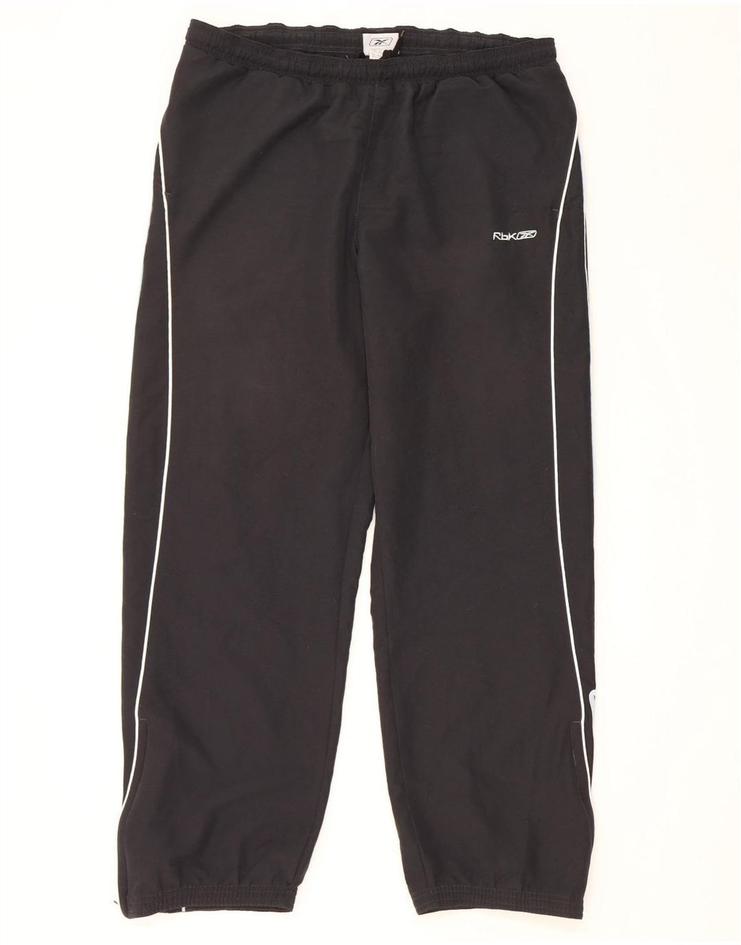Pantaloni de trening grafic pentru bărbați Reebok Pantaloni de jogging mari, negru, poliester