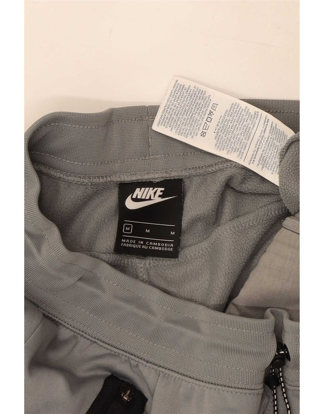 Pantaloni de trening pentru bărbați Nike Pantaloni de jogging Gri mediu Poliester color bloc
