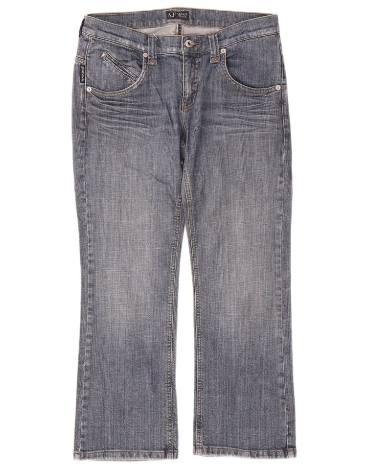 Blugi drepti pentru femei Armani W28 L26 Bumbac albastru