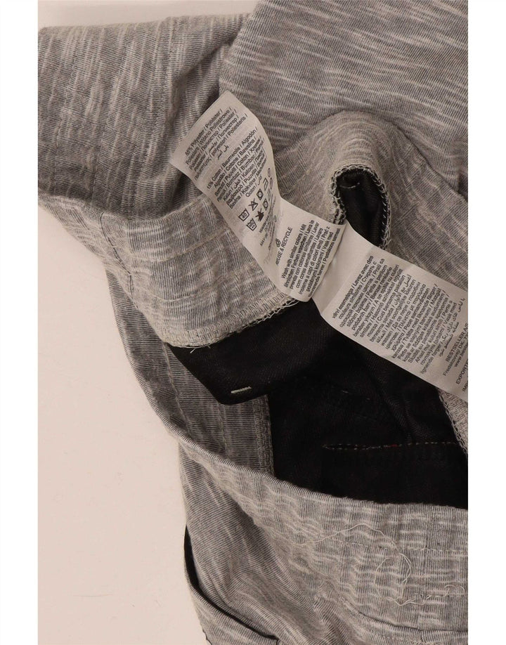 Pantaloni scurți sport Jack & Jones pentru bărbați, bumbac cu pete gri medii