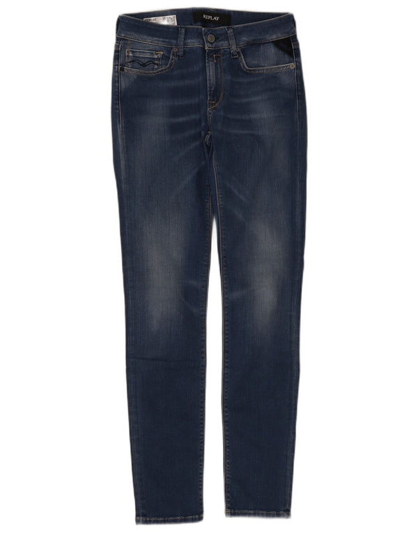 Replay Blugi noi Luz skinny pentru femei W27 L30 Bumbac albastru