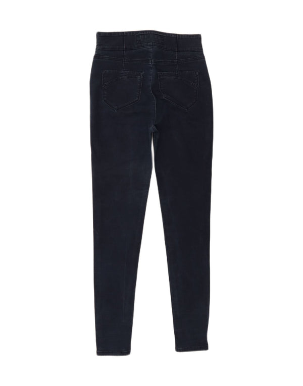 Karen Millen Blugi skinny cu talie înaltă pentru femei UK 10 Small W28 L29 Bleumarin