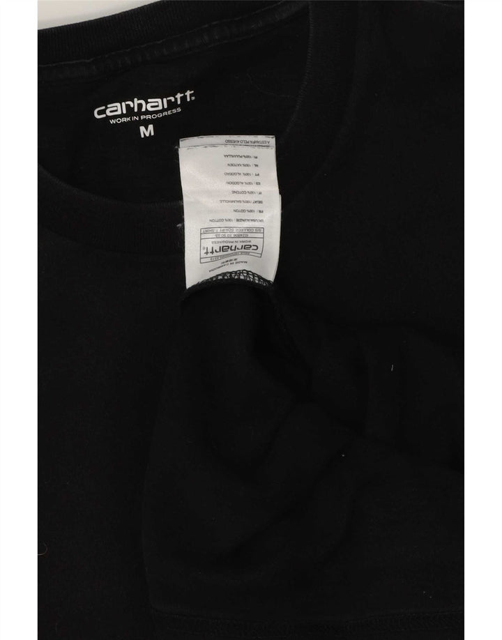 Tricou grafic pentru bărbați Carhartt Top mediu din bumbac negru