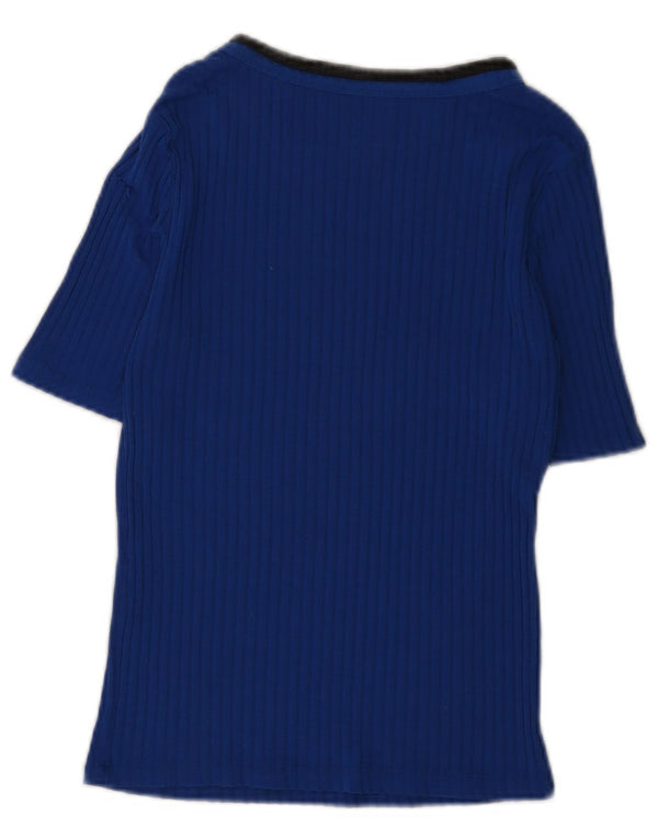 Tricou pentru femei Zara UK 12 Medium Blue