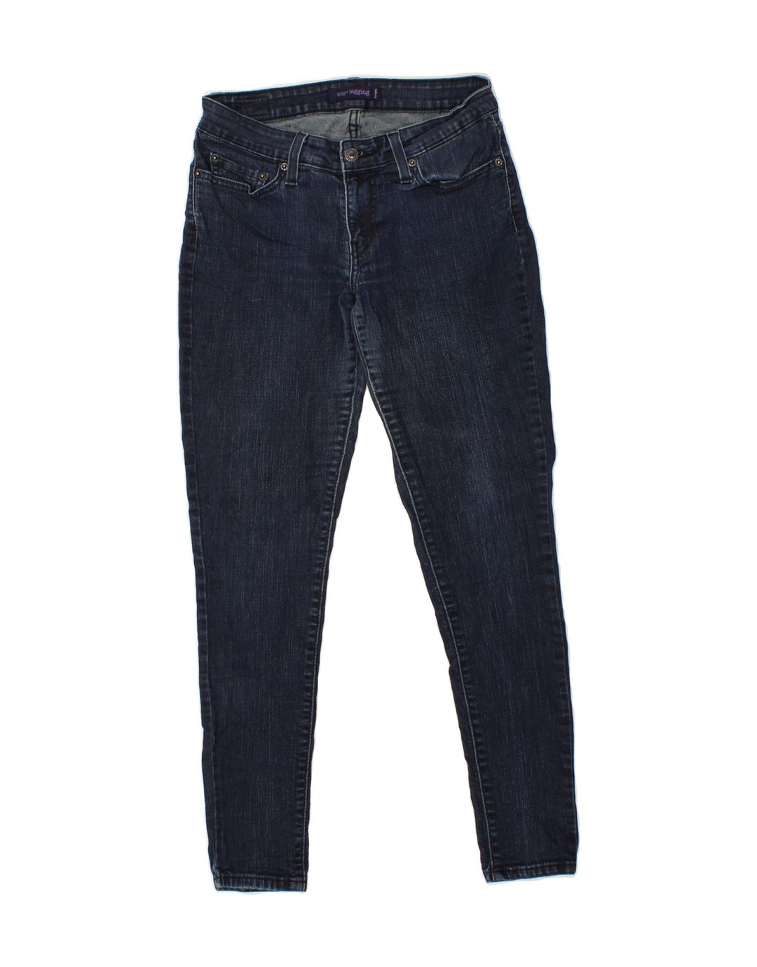 LEVI'S Womens 535 Jegging Jeans US 9 Medium W28 L29 Navy Blue Cotton Vintage Levi's and Second-Hand Levi's from Messina Hembry 