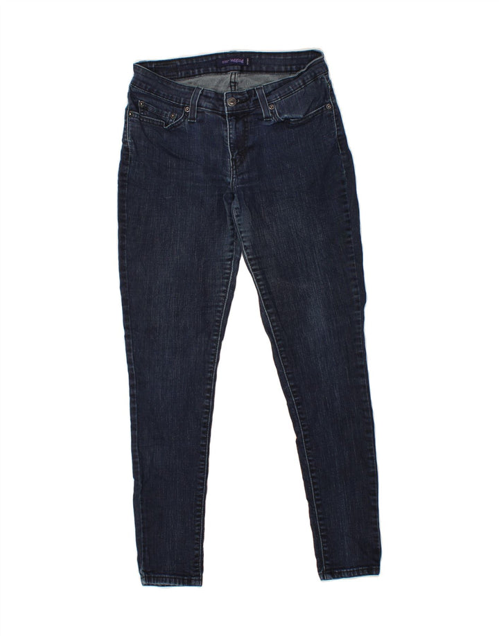 LEVI'S Womens 535 Jegging Jeans US 9 Medium W28 L29 Navy Blue Cotton Vintage Levi's and Second-Hand Levi's from Messina Hembry 