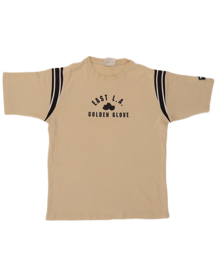 Tricou grafic pentru bărbați Puma Top Medium Beige Bumbac