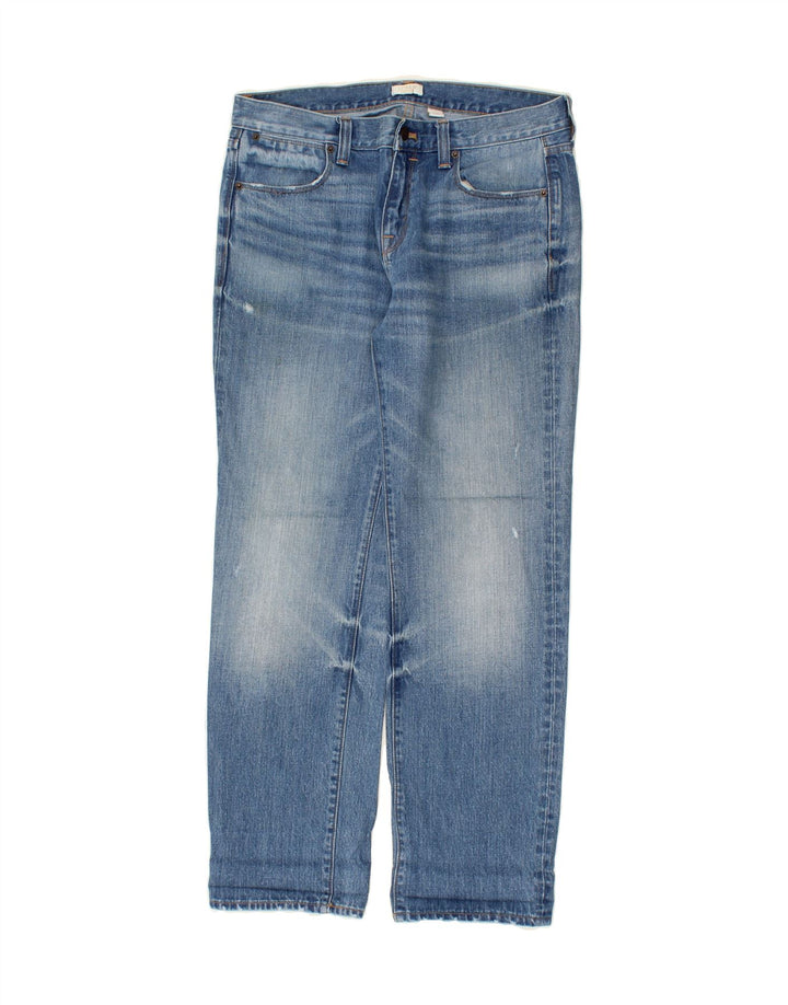 J. CREW Womens Straight Jeans W28 L30 Blue Cotton Vintage J. Crew and Second-Hand J. Crew from Messina Hembry 