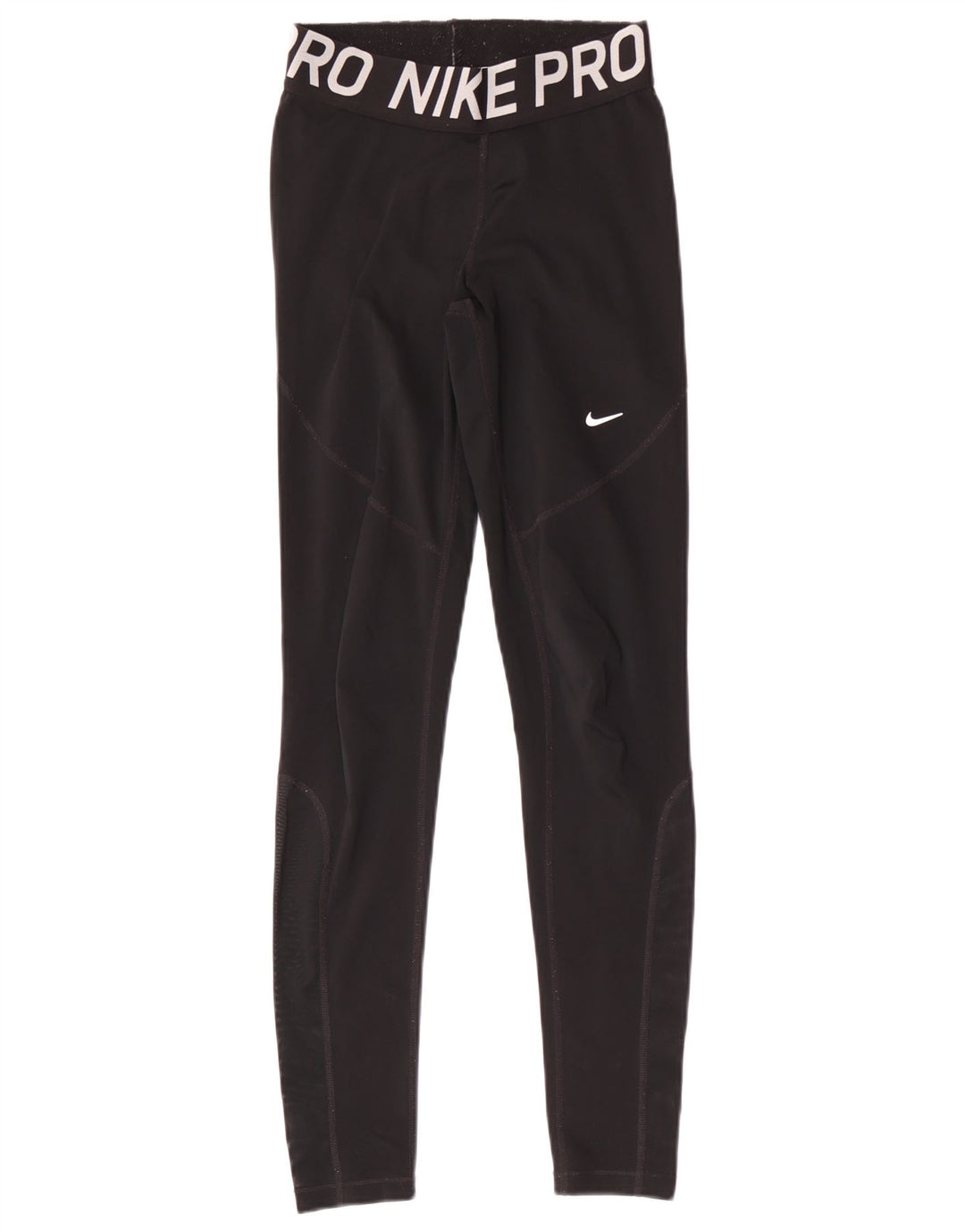 Leggings cu grafice Nike Dri Fit pentru femei UK 8 Poliester negru mic