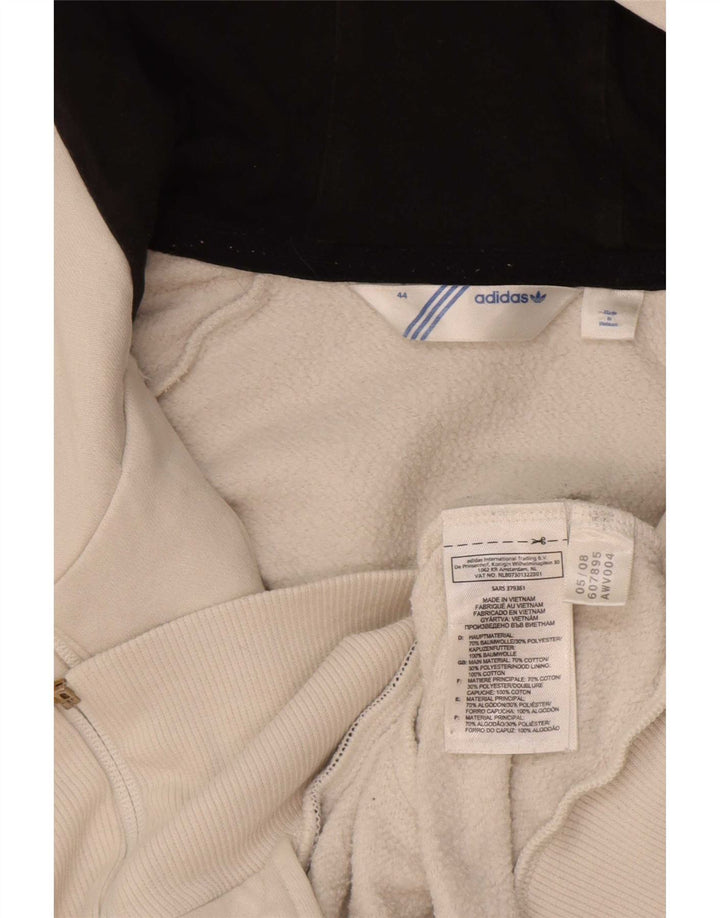 Pulover Adidas Graphic Zip pentru femei IT 44 Medium White Colorblock