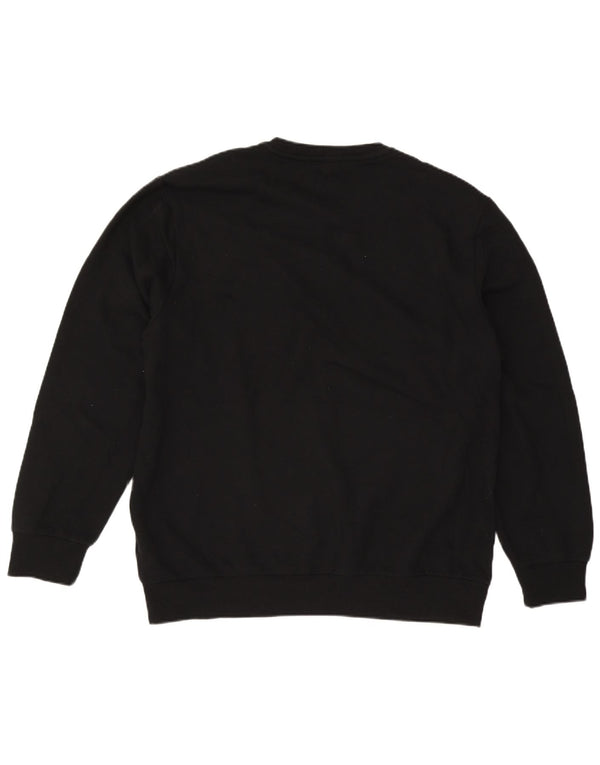 True Religion Pulover grafic pentru bărbați, bumbac negru 2XL