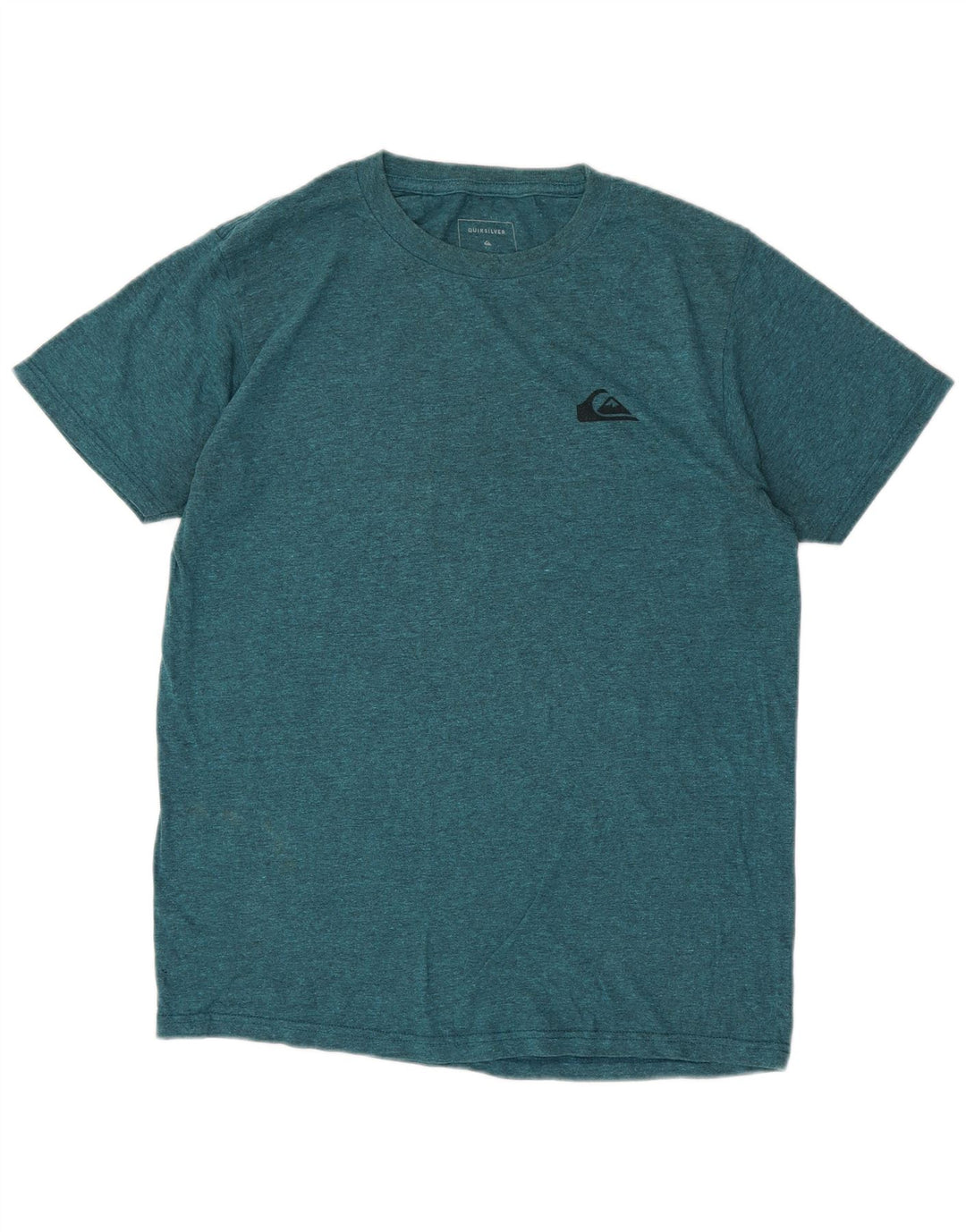 Tricou Quiksilver pentru bărbați, cu croiala normală, top din bumbac albastru mediu