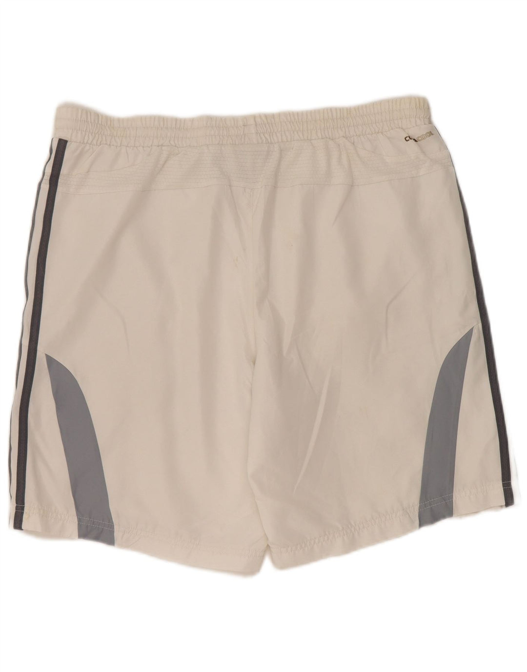 Pantaloni scurți sport ADIDAS Clima 365 pentru bărbați, alb mediu, poliester color bloc