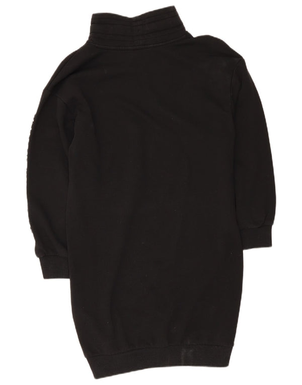 Armani Exchange rochie supradimensionată pentru femei cu pulover cu grafică UK 6 XS negru
