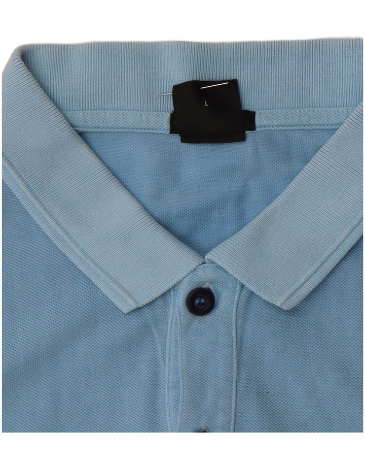 Cămașă polo pentru bărbați Hugo Boss Slim Fit, mare albastru