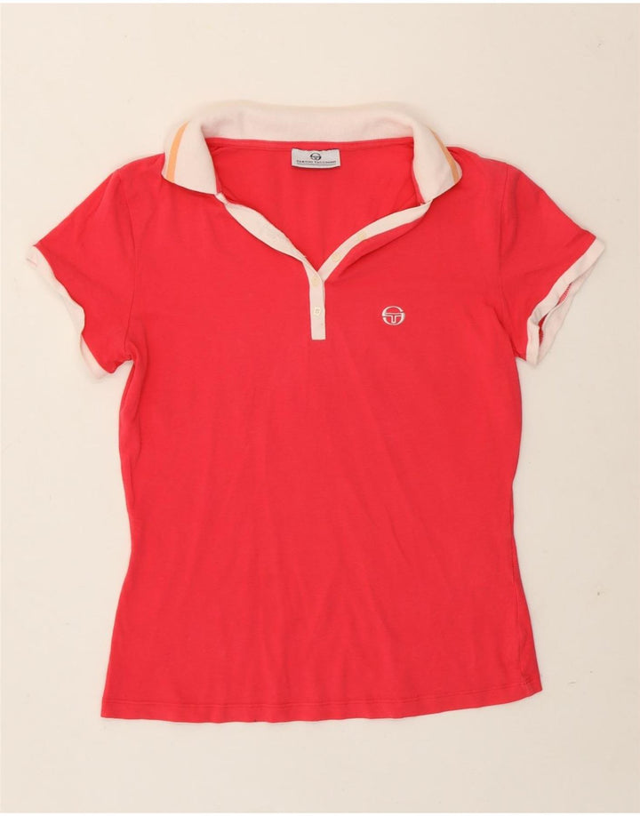 Tricou polo Sergio Tacchini pentru femei IT 44 bumbac roz mediu
