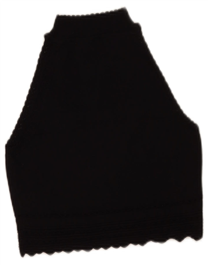 Top tanc pentru femeie Zara Crop Vest UK 8 Small Black