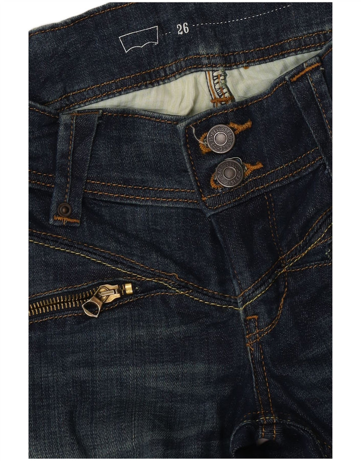Blugi drepti pentru femei Levi's W26 L32 albastru