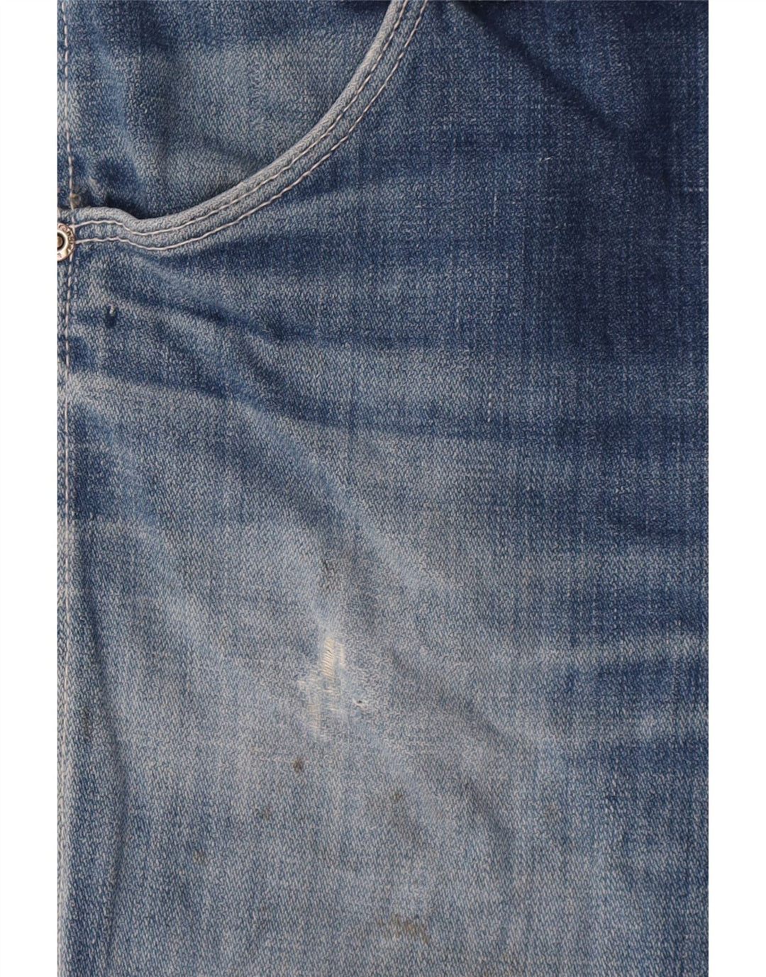 Pantaloni scurți din denim distressed Wrangler W29 Medium Blue