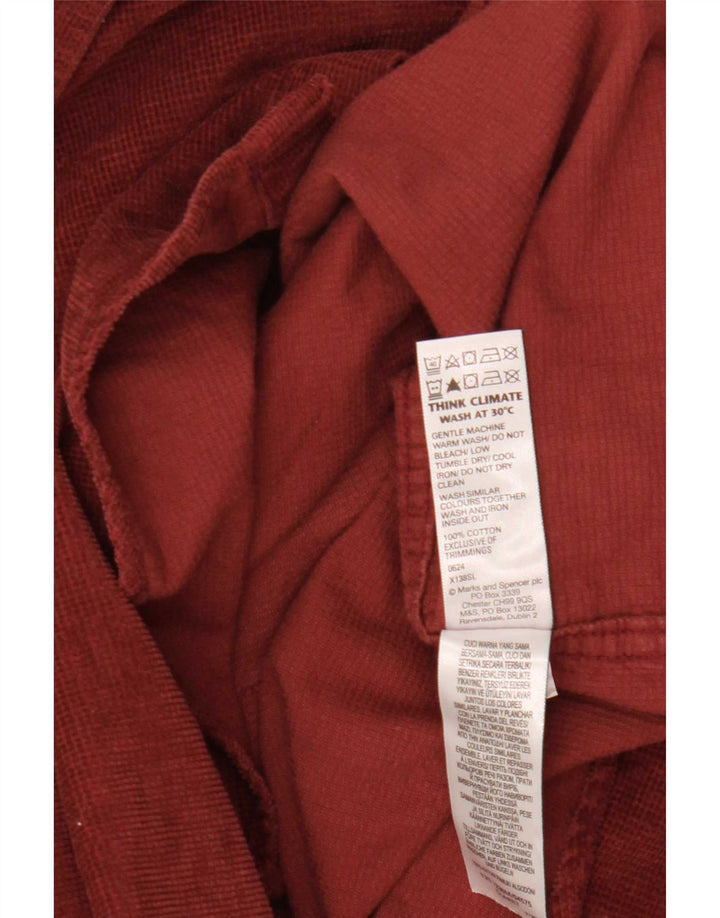 Cămașă pentru bărbați Marks & Spencer 2XL bumbac burgundy