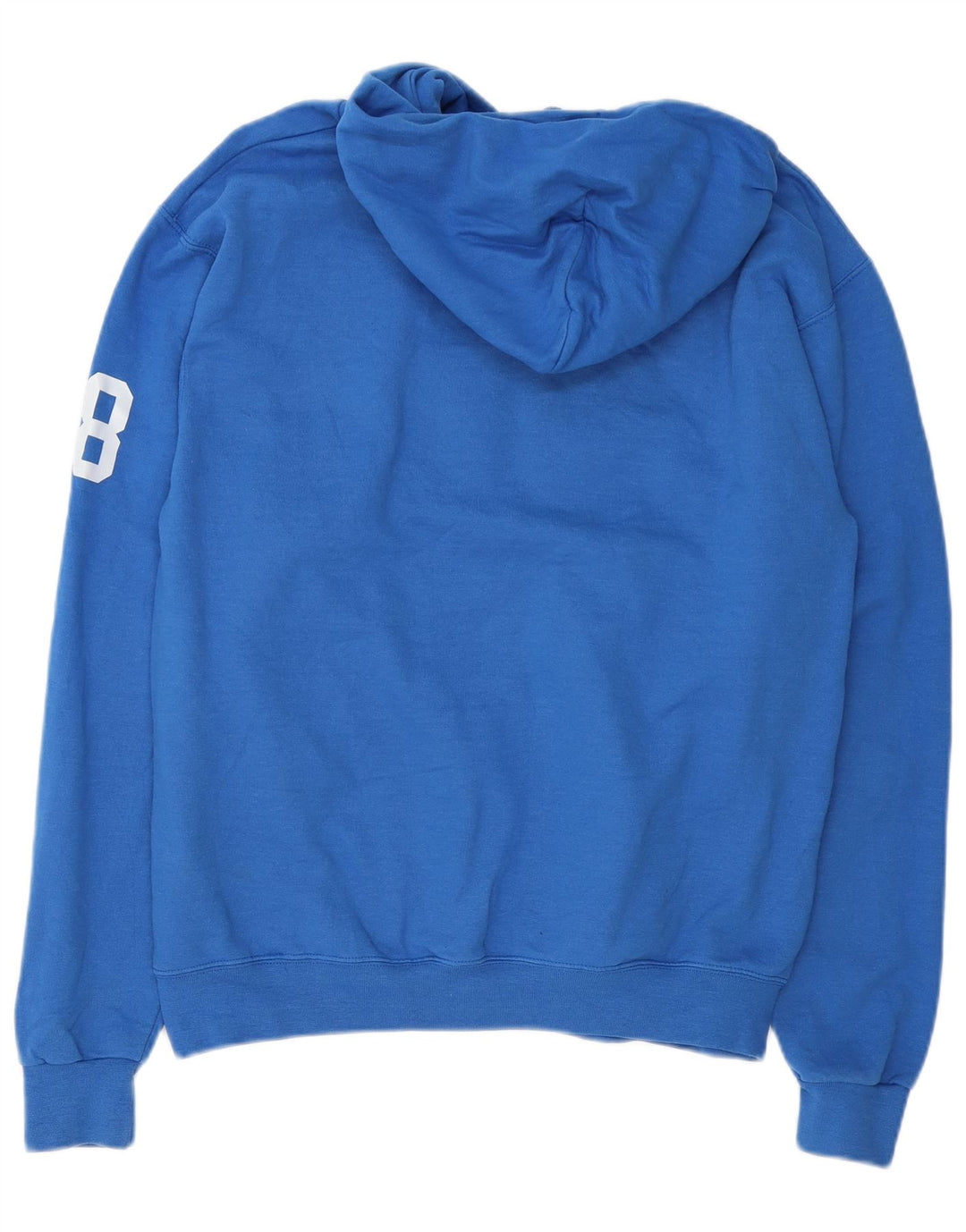 Pulover pentru bărbați Champion Huskies Graphic Hoodie, bumbac albastru mediu