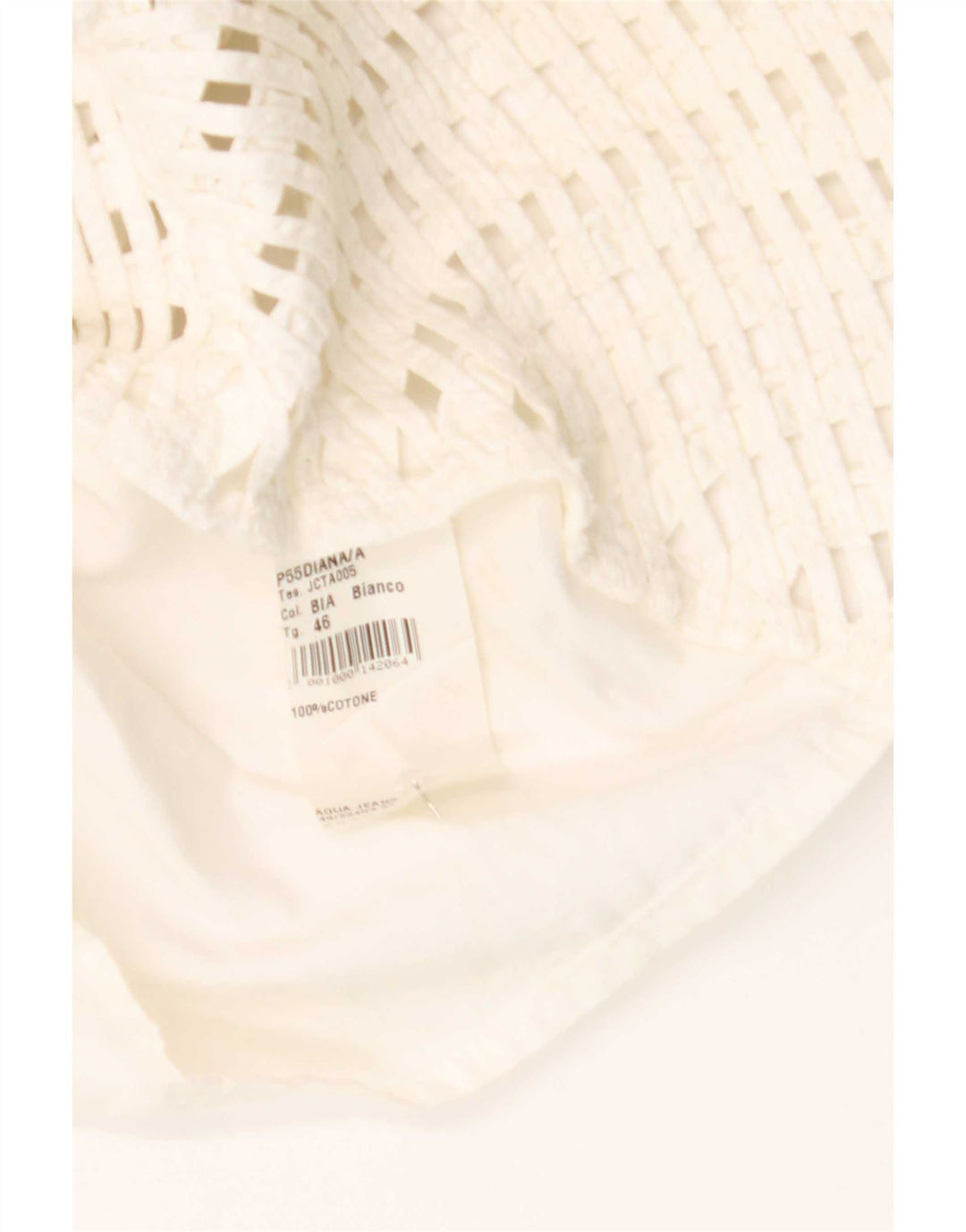 Bluză cămașă cu mânecă lungă pentru femei vintage IT 46 Large White