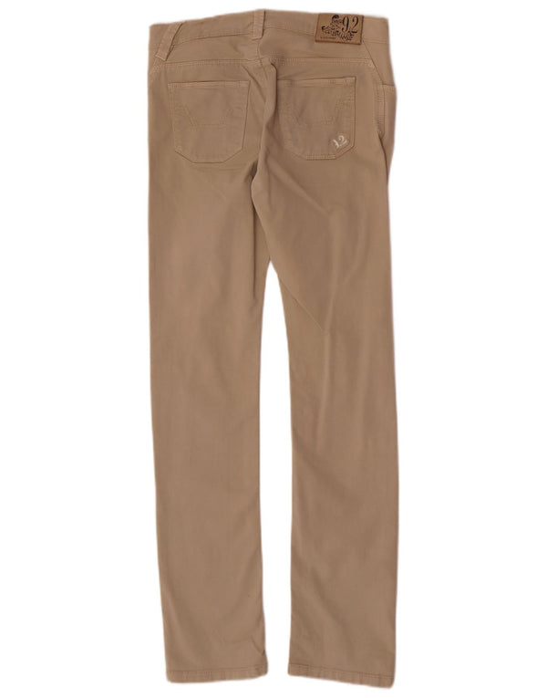 9.2 by Carlo Chionna Pantaloni casual pentru fete 15-16 ani XL W28 L30 Bej