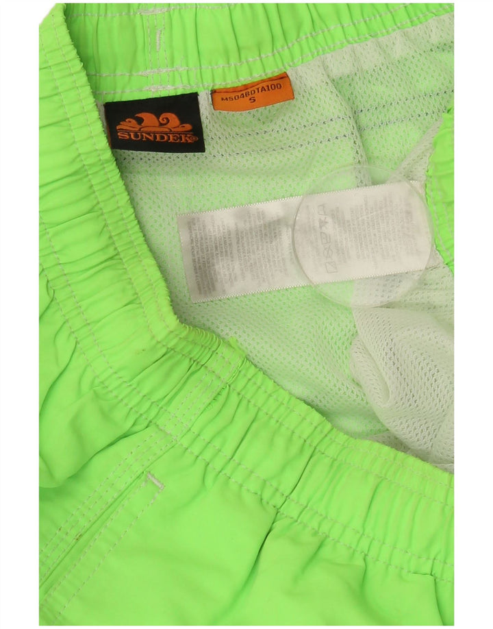 SUNDEK Pantaloni scurți de înot pentru bărbați Poliester verde mic