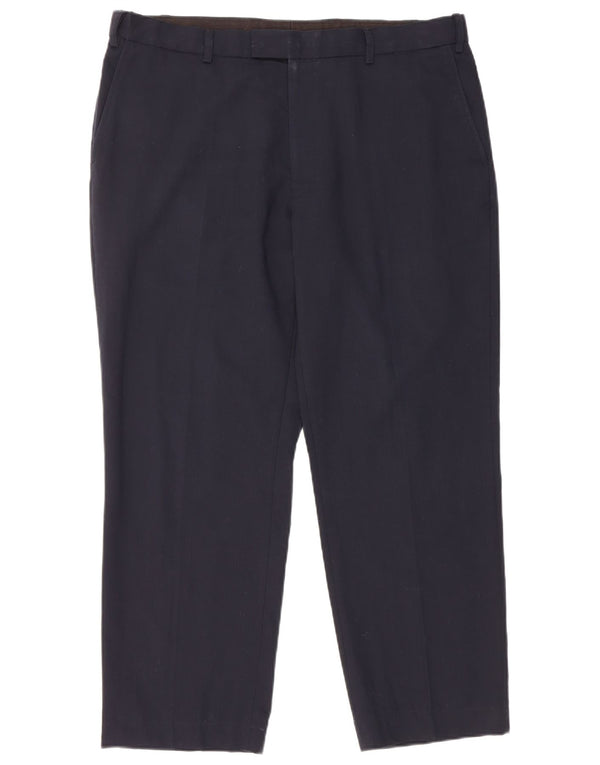 Pantaloni de costum pentru bărbați Marks & Spencer, cu ajustare normală, L38 L27, bleumarin
