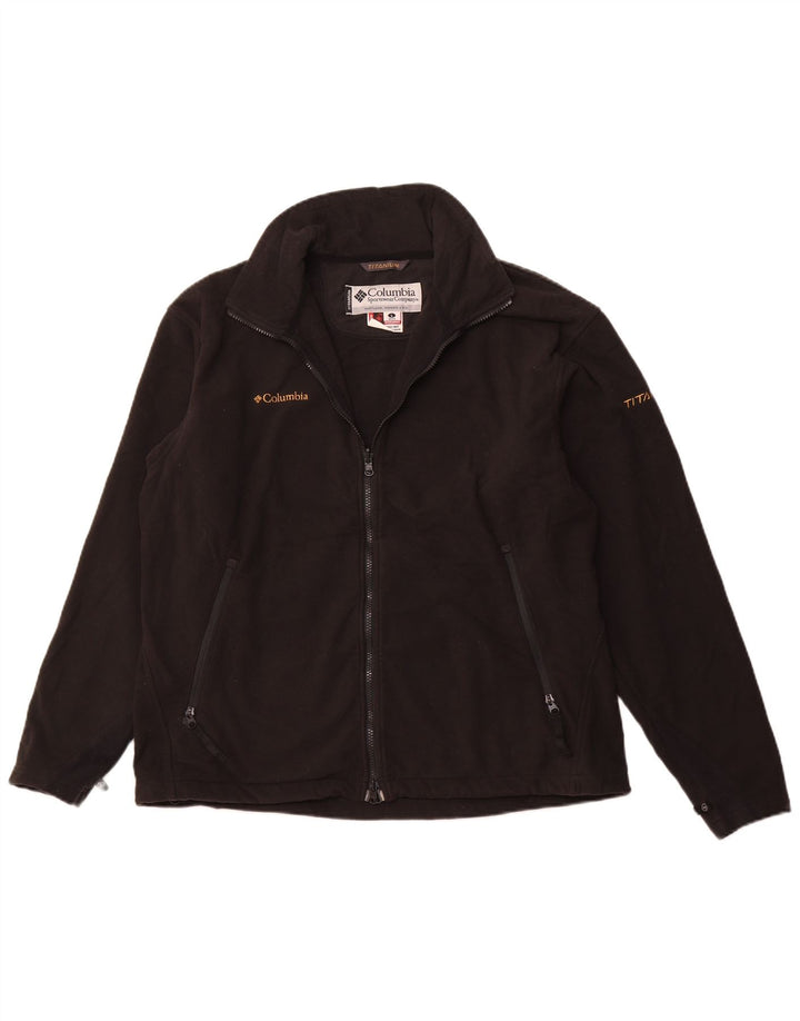 Jachetă polară pentru bărbați COLUMBIA UK 40 Poliester negru mare