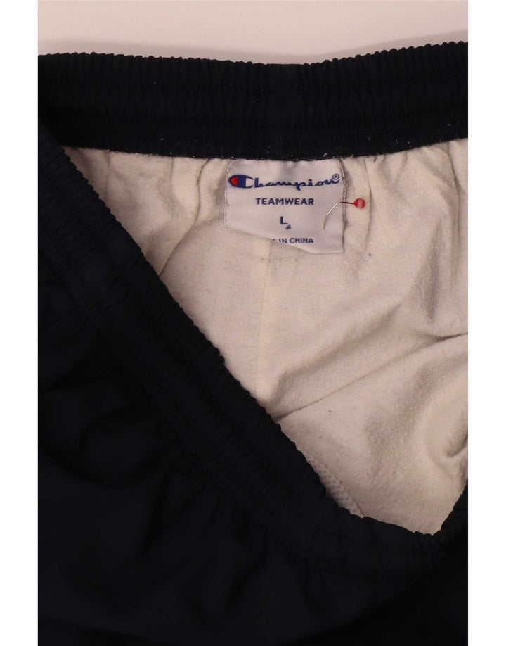 Pantaloni de trening pentru bărbați Champion Pantaloni de jogging mari poliester bleumarin