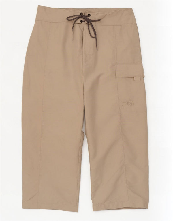 The North Face Womens Loose Fit Capri Trousers XS W25 L21 Beige Polyester