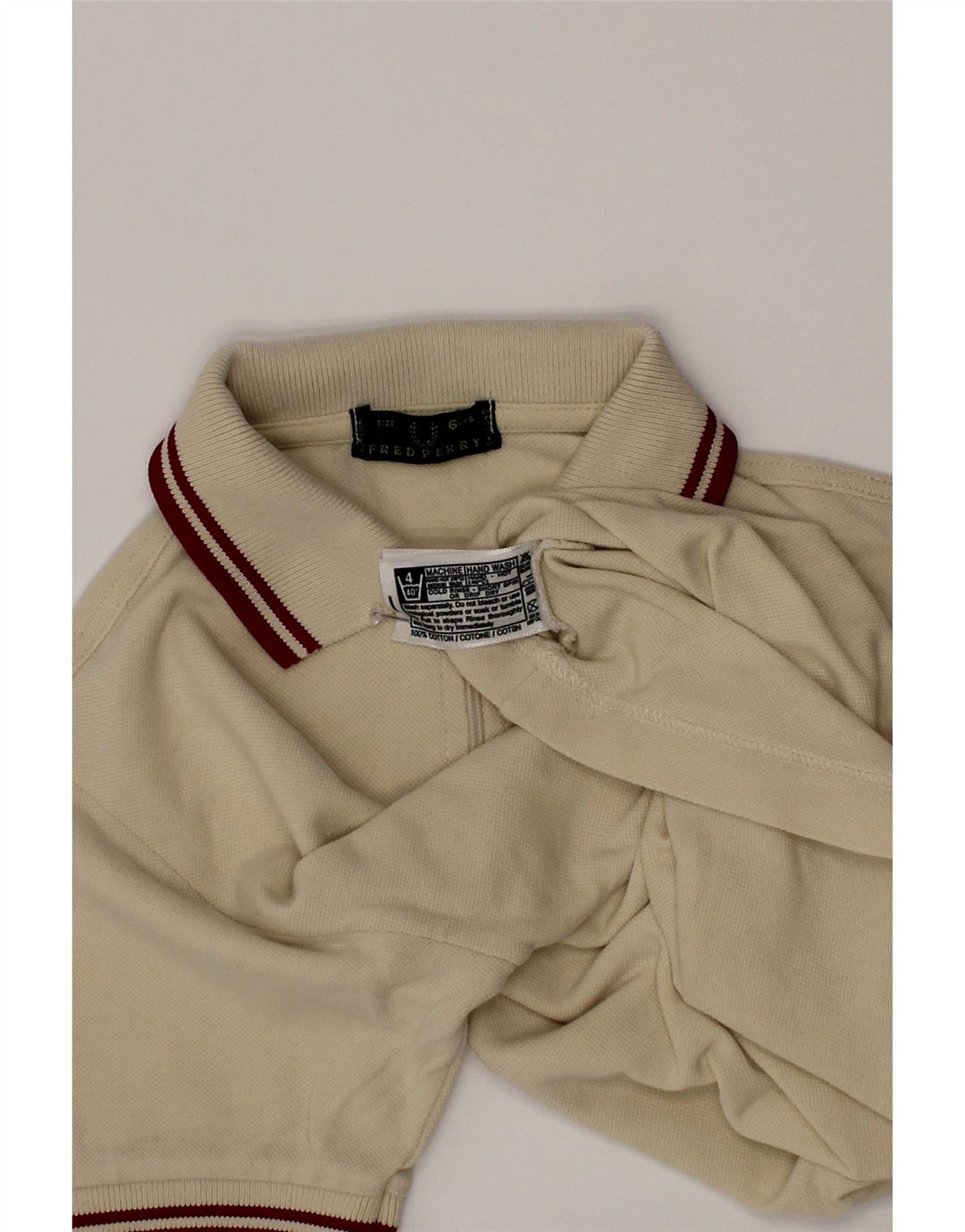 Fred Perry Băieți Polo 5-6 Ani Bumbac Galben