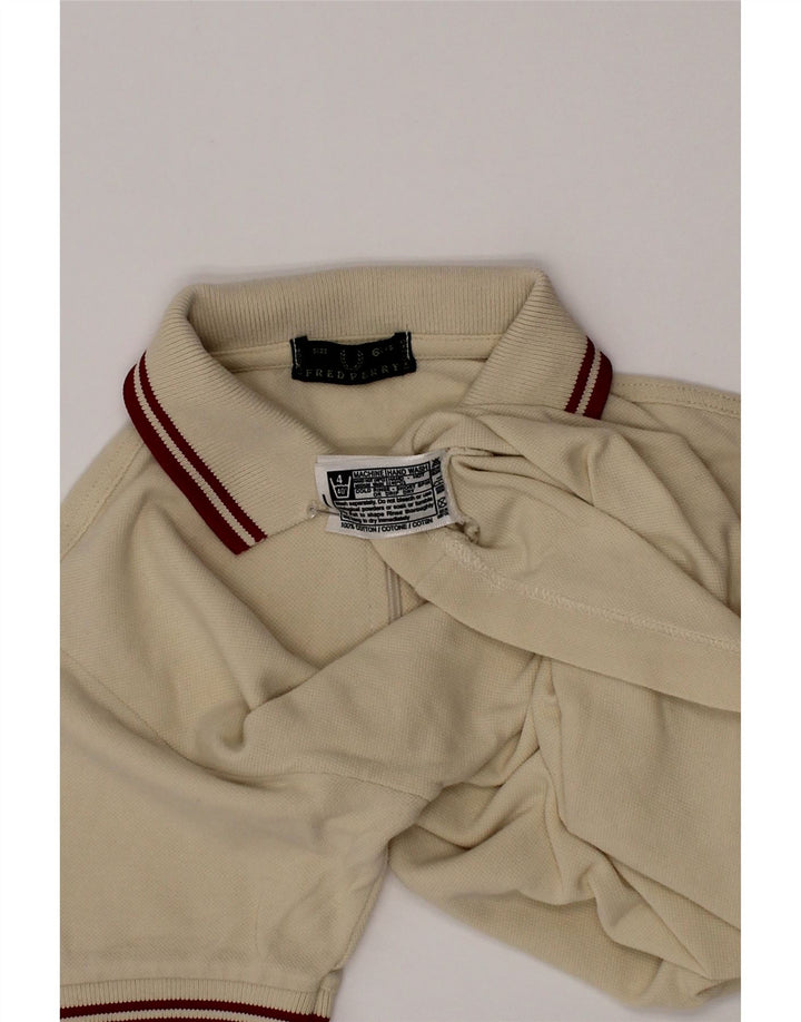 Fred Perry Băieți Polo 5-6 Ani Bumbac Galben