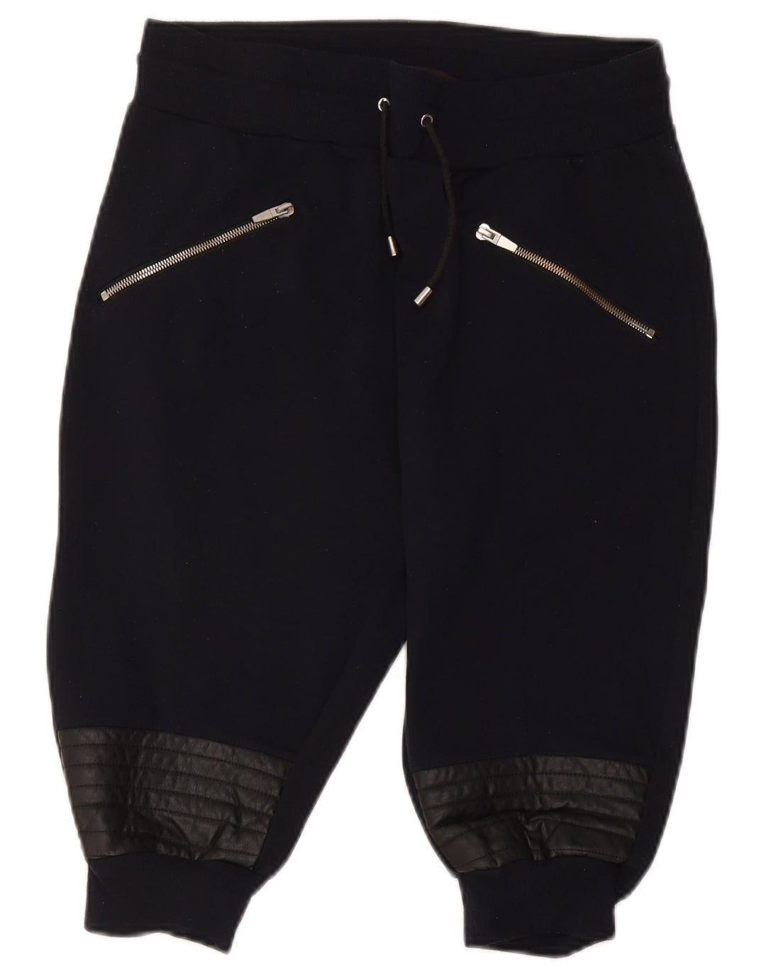 Bermude pentru femei Zara, pantaloni scurți sport mari, bleumarin, poliester
