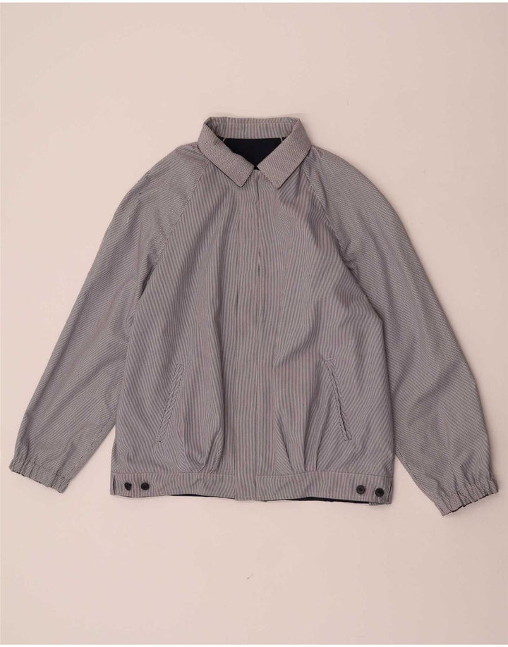 Jachetă Bomber Reversibilă Vintage pentru Damă EU 38 Poliester Mediu Bleumarin