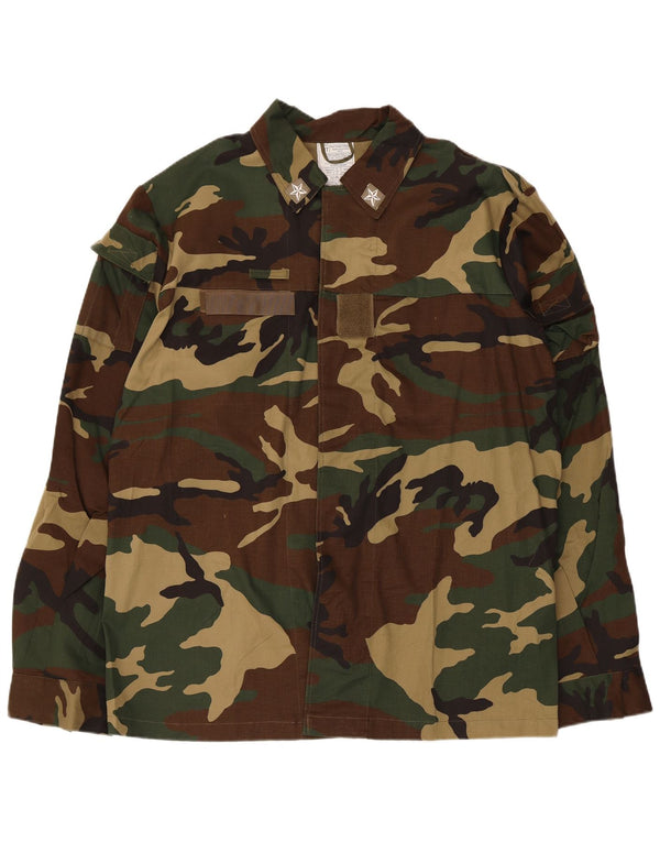 Jachetă militară vintage pentru bărbați EU 54 2XL Verde Camuflaj Army