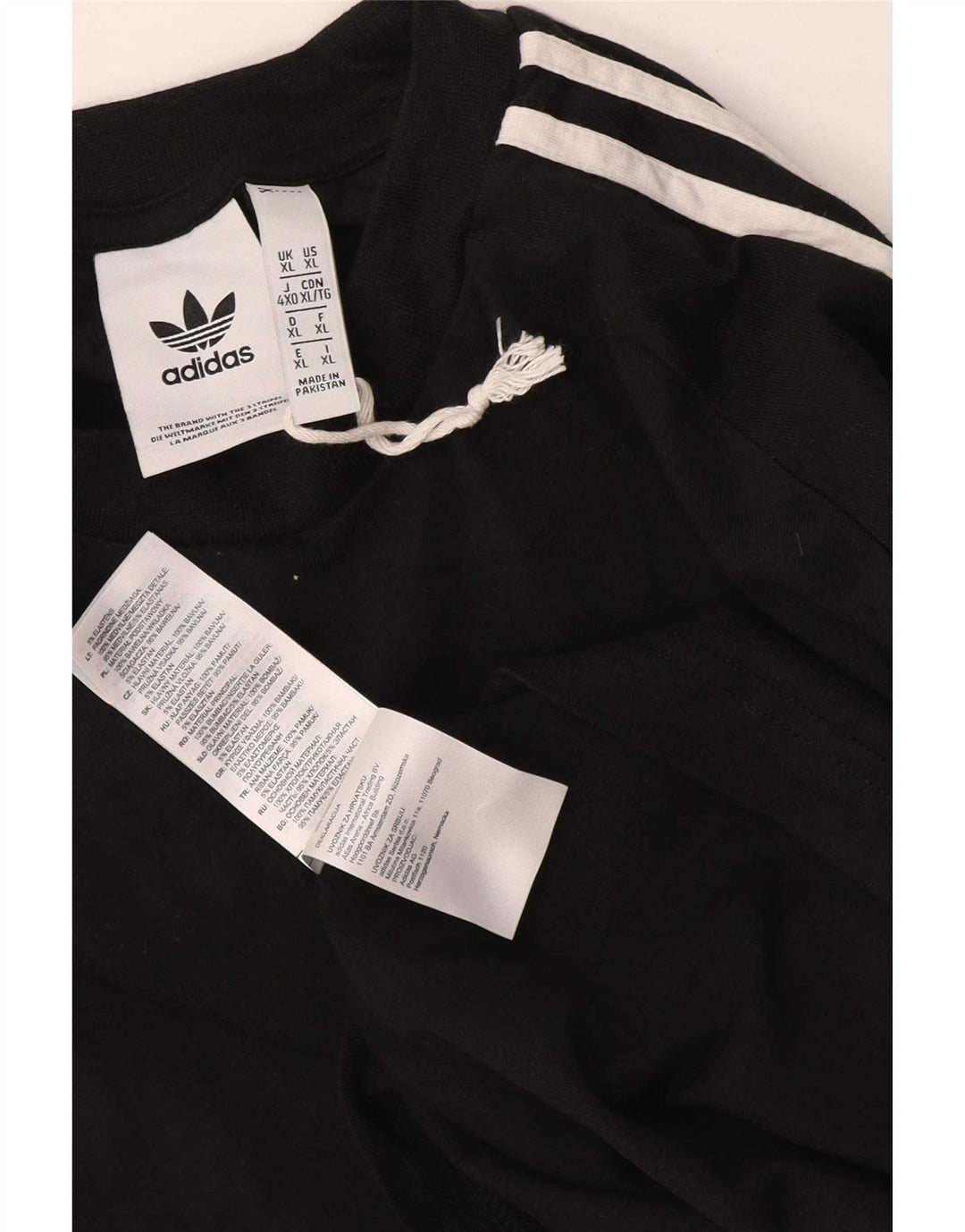 Adidas Mens Top Maneca Lunga XL Negru Bumbac