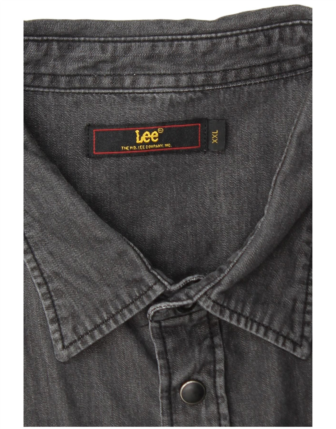 Cămașă din blugi pentru bărbați LEE 2XL negru