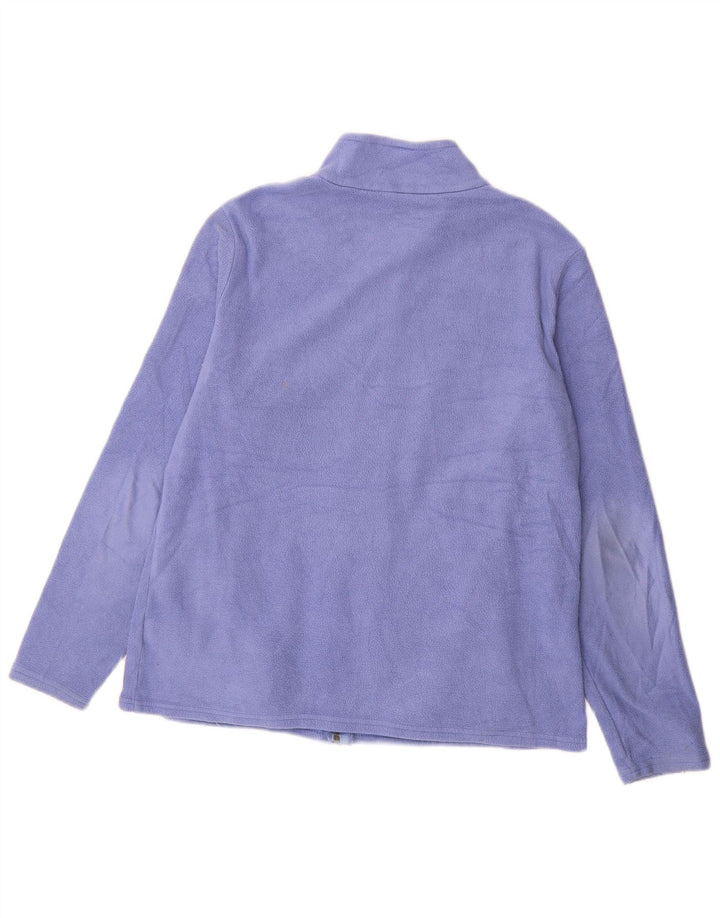 Jachetă fleece pentru femei Marks & Spencer UK 16 Poliester violet mare