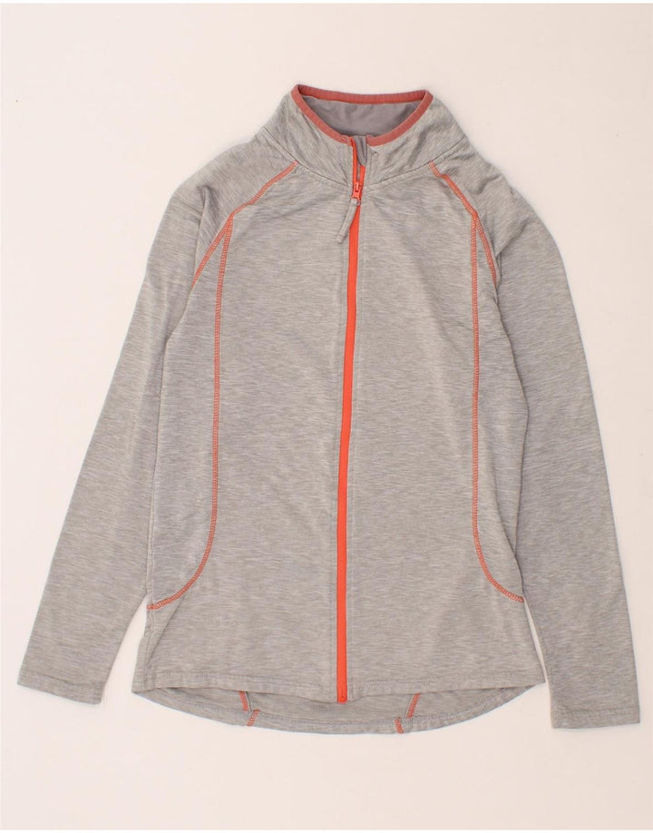 MOUNTAIN WAREHOUSE Womens Tracksuit Top Jacket UK 10 Small Grey Polyester Vintage Mountain Warehouse and Second-Hand Mountain Warehouse from Messina Hembry 