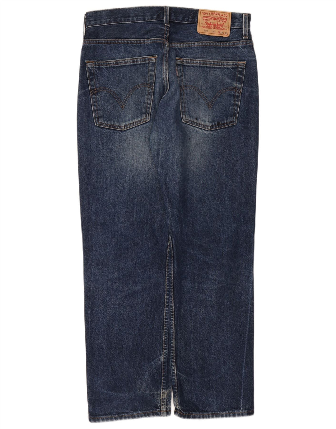 Blugi drepti pentru bărbați Levi's 582 W32 L30 Bumbac albastru