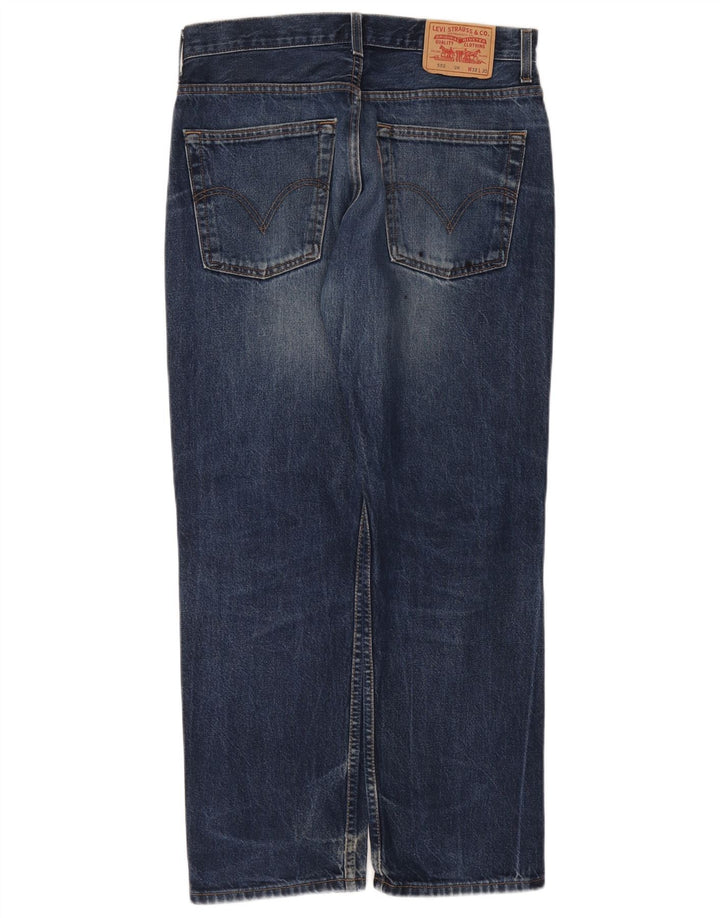 Blugi drepti pentru bărbați Levi's 582 W32 L30 Bumbac albastru